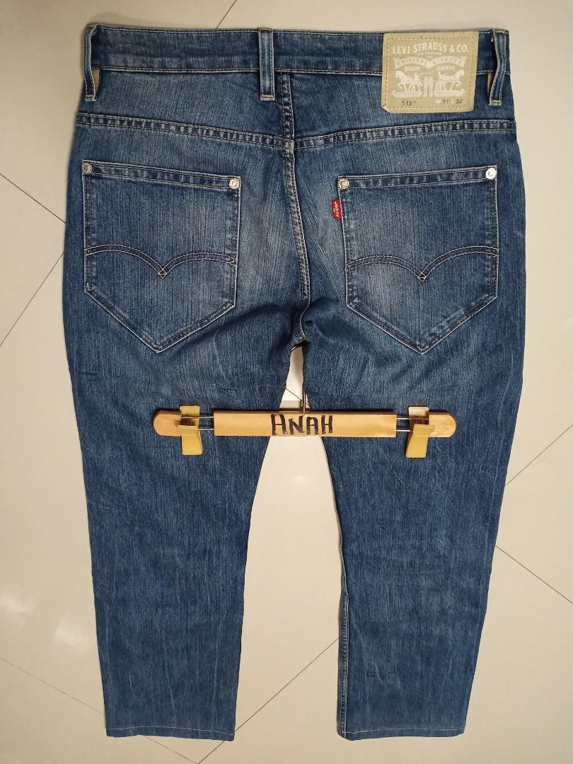 Levi's 513 Stretch Altered Length, Men's Fashion, Bottoms, Jeans on  Carousell