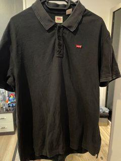 Levi’s Black Polo Tee Plain Small Logo
