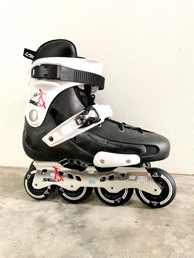 perfect size NEW Inline Roller Skates or ice Skates Bag 32 liters Blue/Grey 