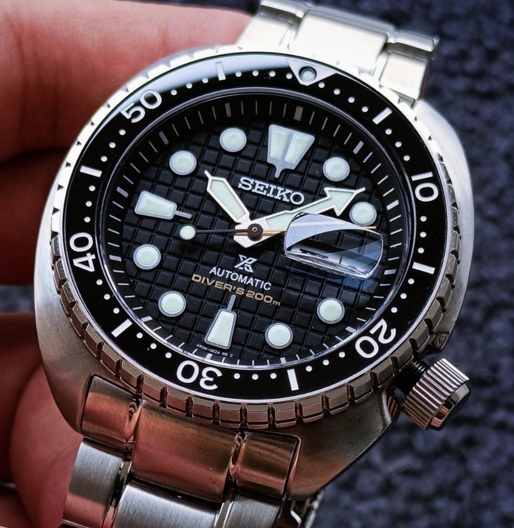 Seiko King Turtle Black Automatic Prospex Divers Watch SRPE03K1, Men's  Fashion, Watches & Accessories, Watches on Carousell