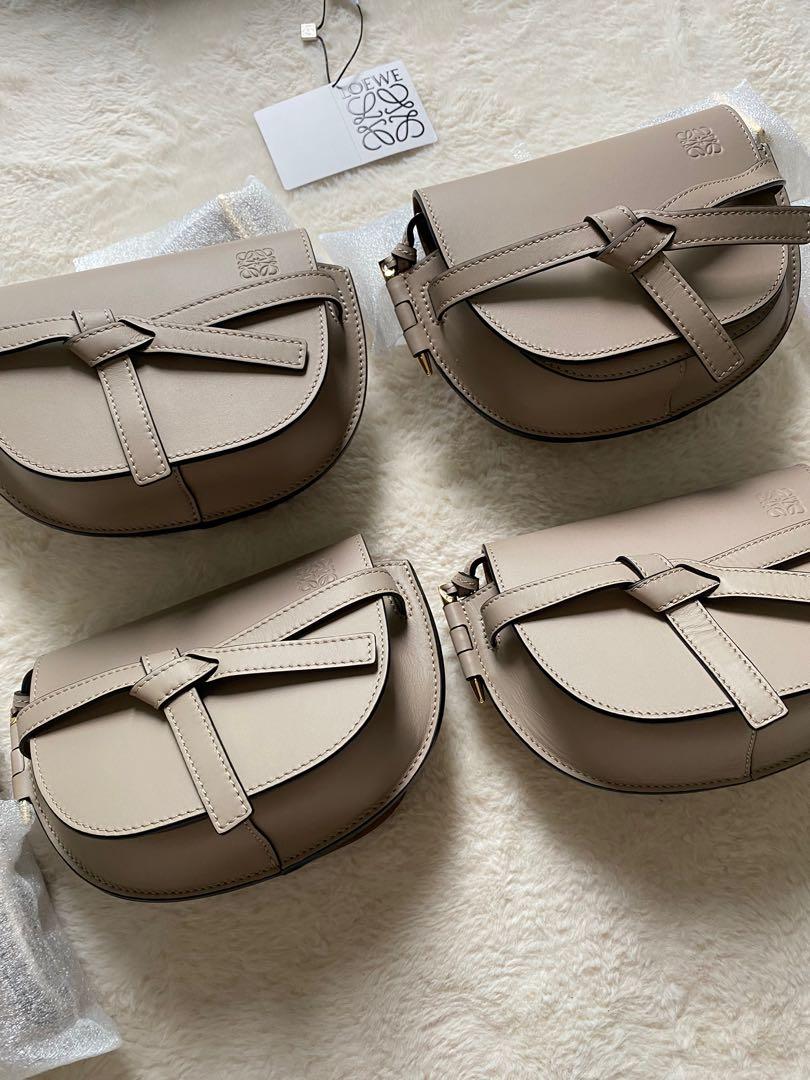 Loewe mini gate (sand/navy) 20 off, 女裝, 手袋及銀包, 單肩包 Carousell