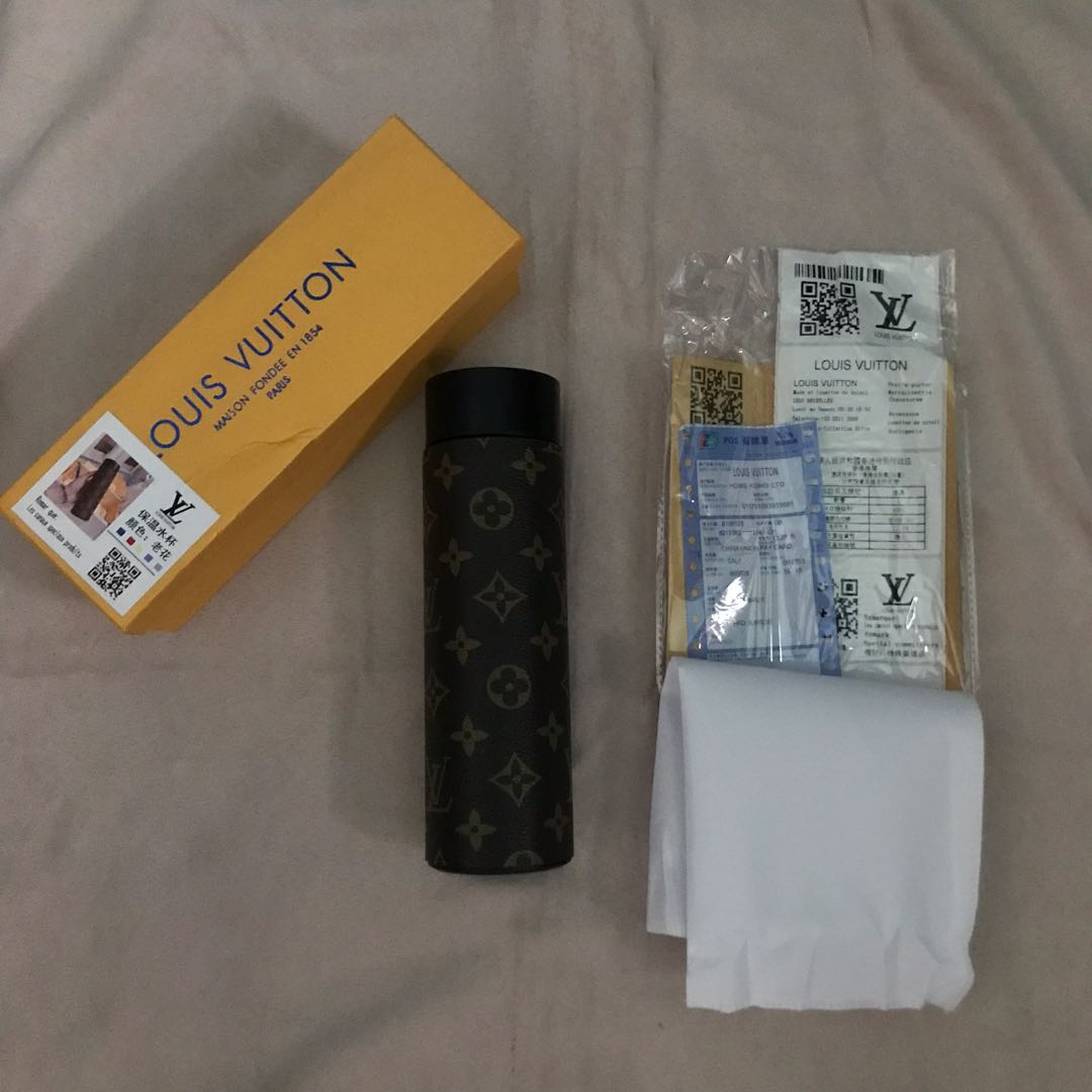 Louis Vuitton Tumbler with Temp Indicator, Furniture & Home Living