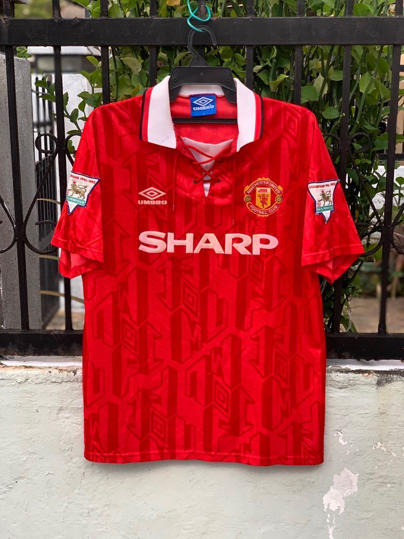 1992 manchester outlet united jersey