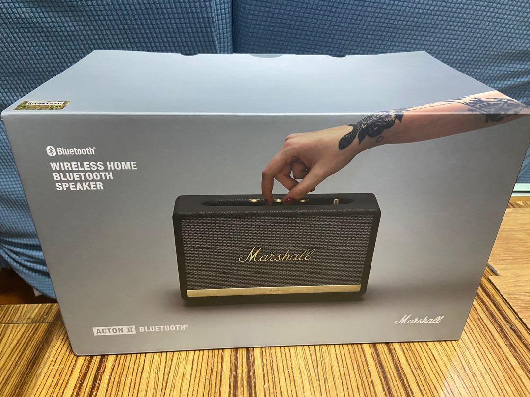 Marshall wireless home Bluetooth speaker Acton 2, 音響器材, Soundbar、揚聲器、藍牙