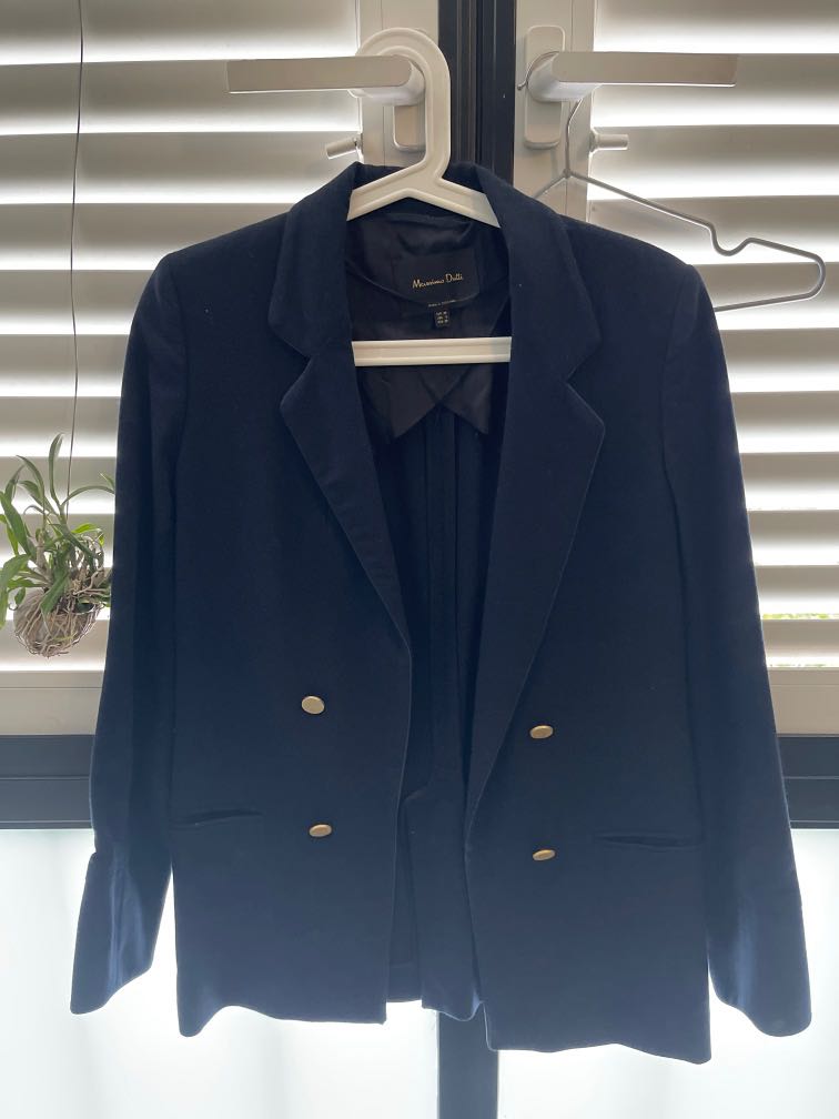 Massimo dutti discount blue blazer