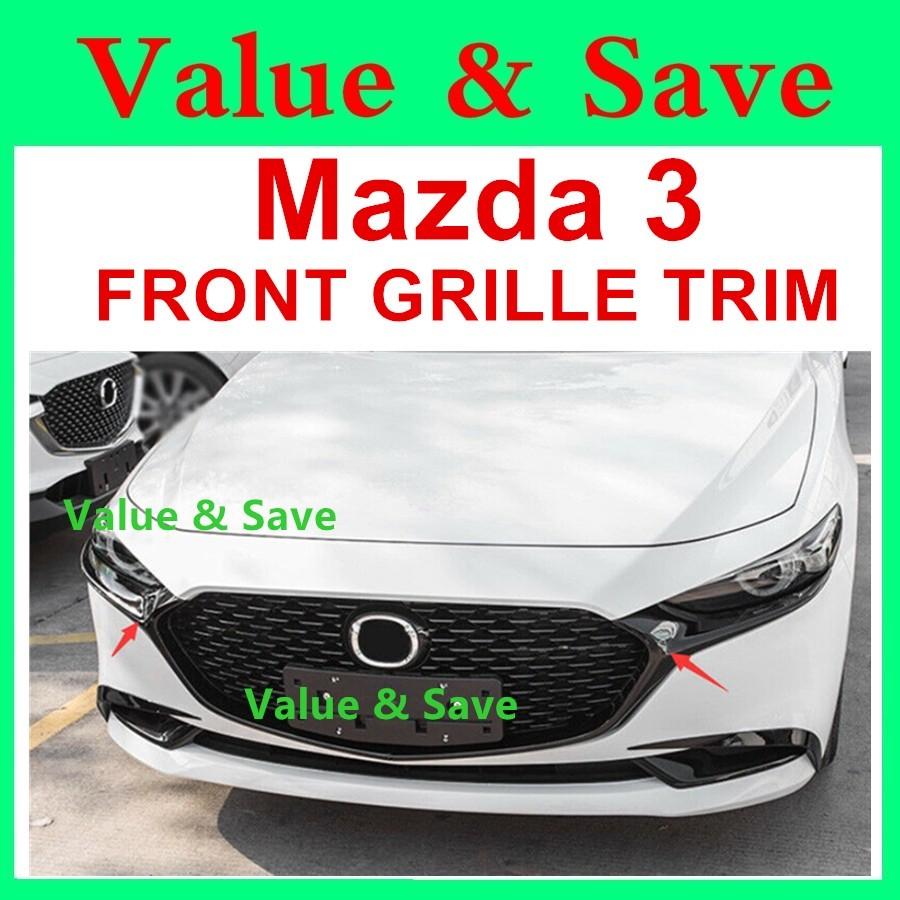 Mazda 3 BP 2020 Front Grille Trim Glossy Black Auto Accessories