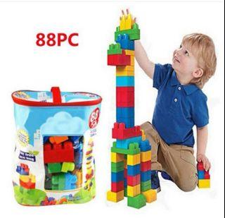 [SCHOOL HOLIDAY SALE] Mega Blocks 88 Pcs ~ Free Gift