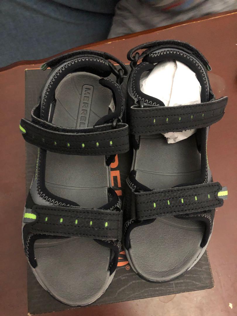 Merrell sandals (Category: Babies & Kids Fashion) located in Antipolo. Submitted by kawaiikeepsake (Listing ID 1163810585, Image 1). Description: Selling brandnew merrell panther kids sandals . Rfs. Not fit to my son’s foot . .