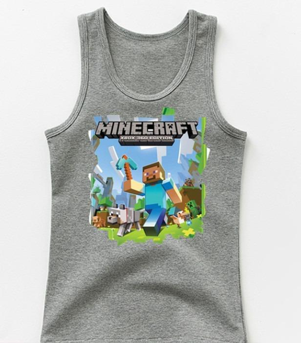 Minecraft Sleeveless Top, Babies & Kids, Babies & Kids Fashion on Carousell
