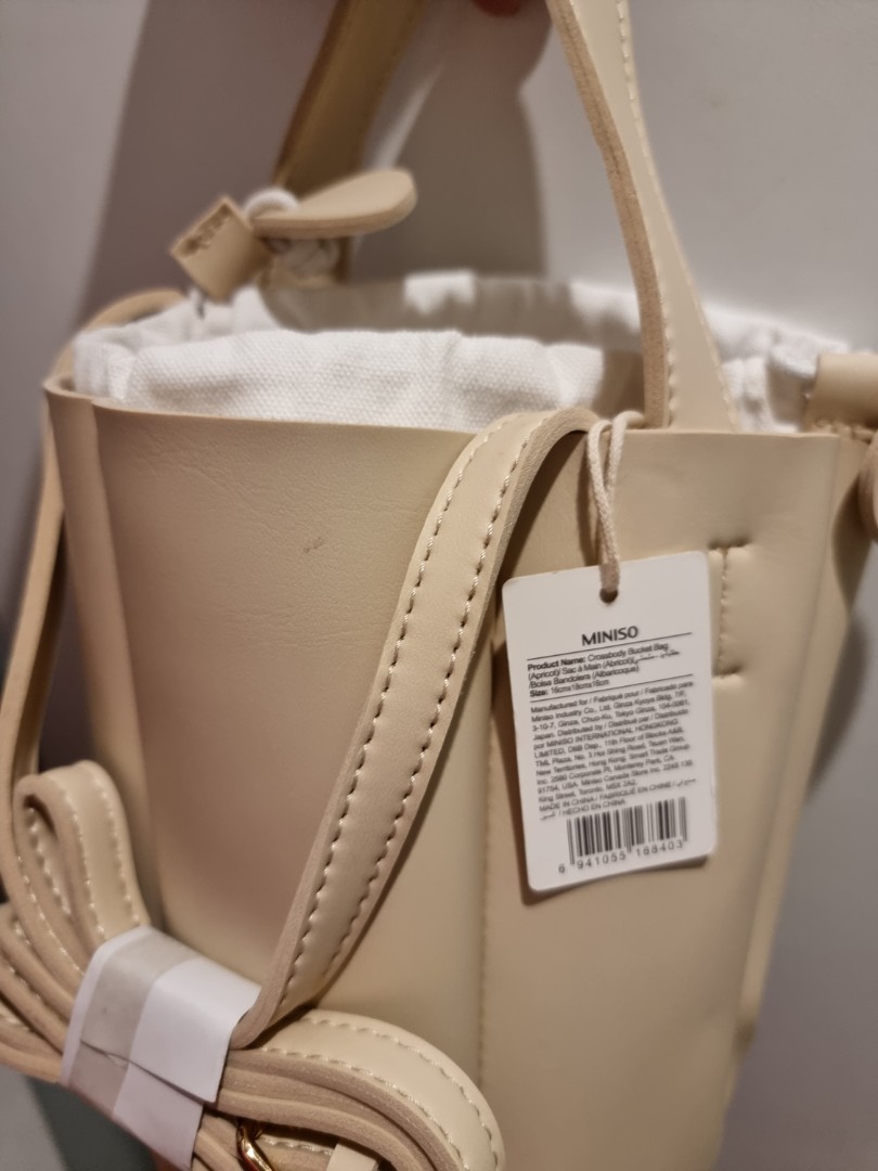 Miniso bucket bag top