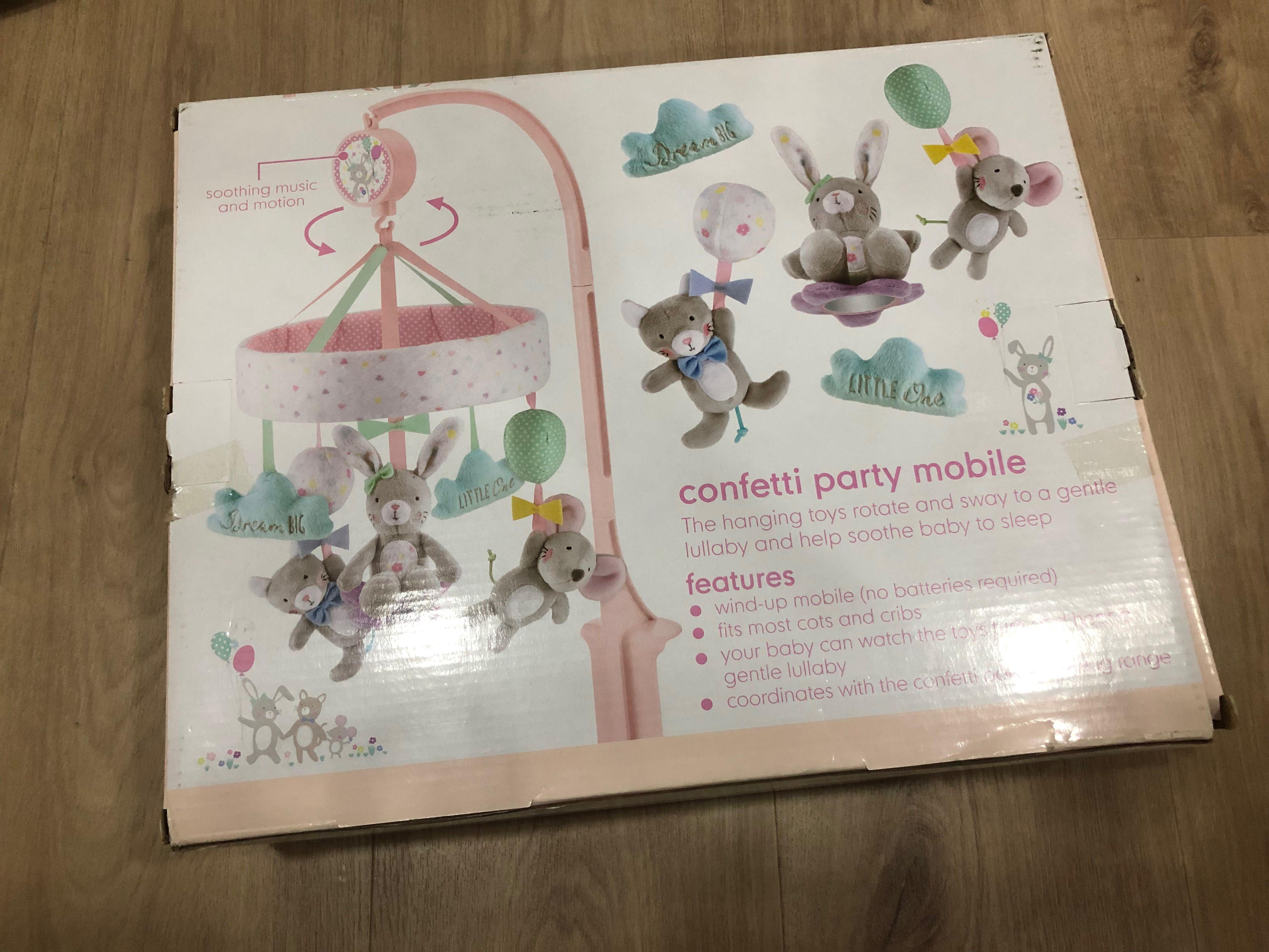 Mothercare confetti mobile clearance