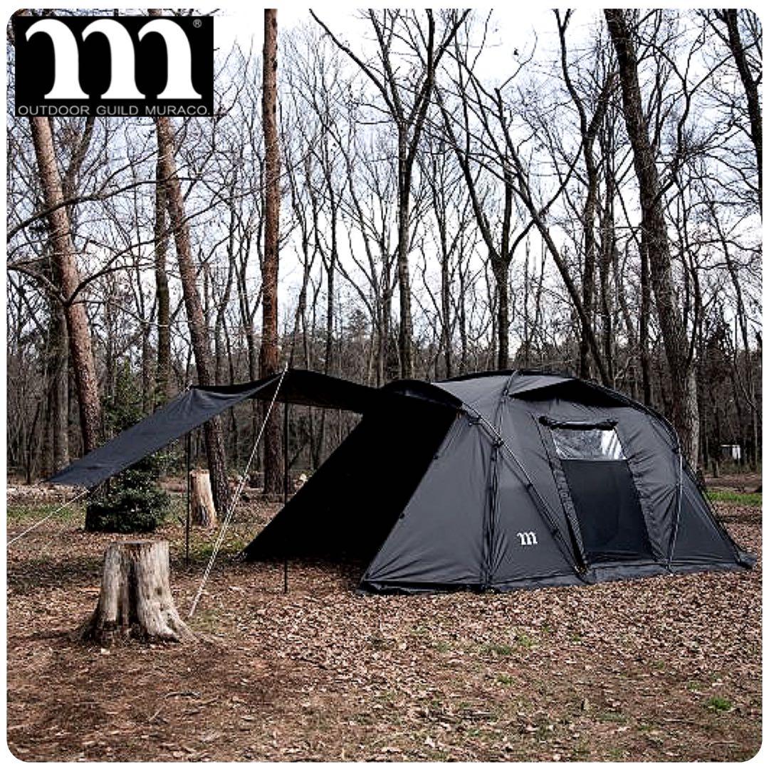 MURACO ZIZ TENT SHELTER BLACK 黑色戶外露營帳, 運動產品, 行山及露營