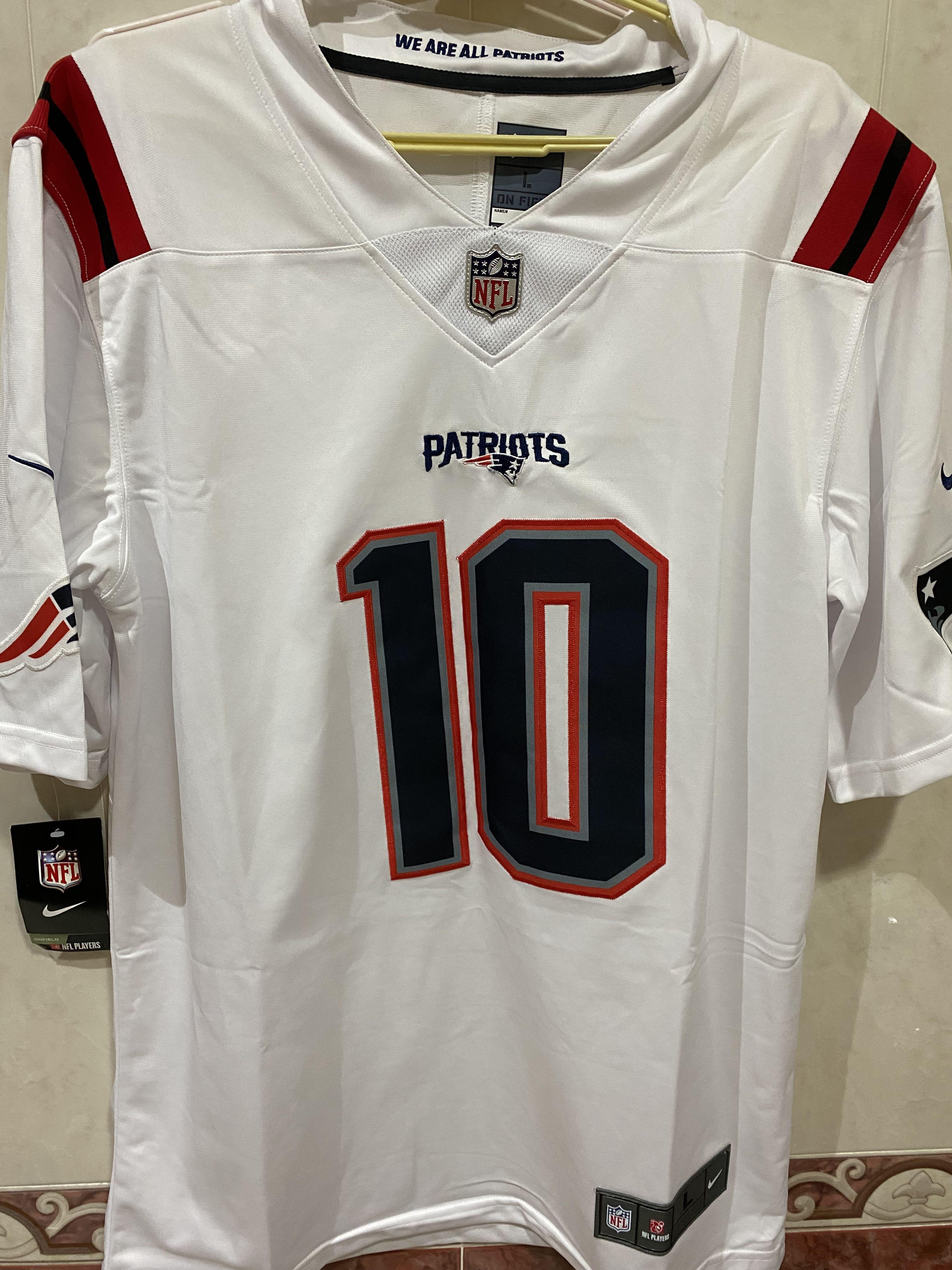 New England Patriots Nike Atmosphere Jersey Mac Jones 10