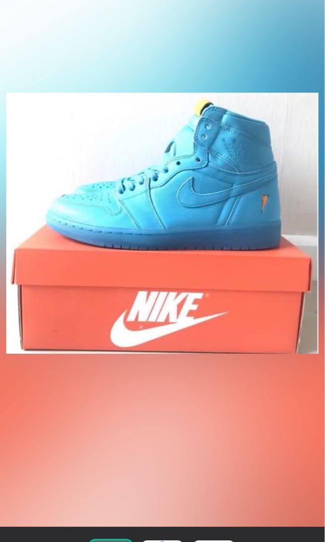 NIKE AIR JORDAN 1 High Retro Gatorade Blue Men s Fashion