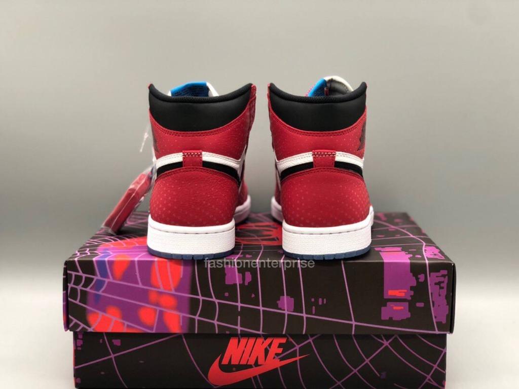 Nike Air Jordan 1 High Spider Man Origin Story Special Box