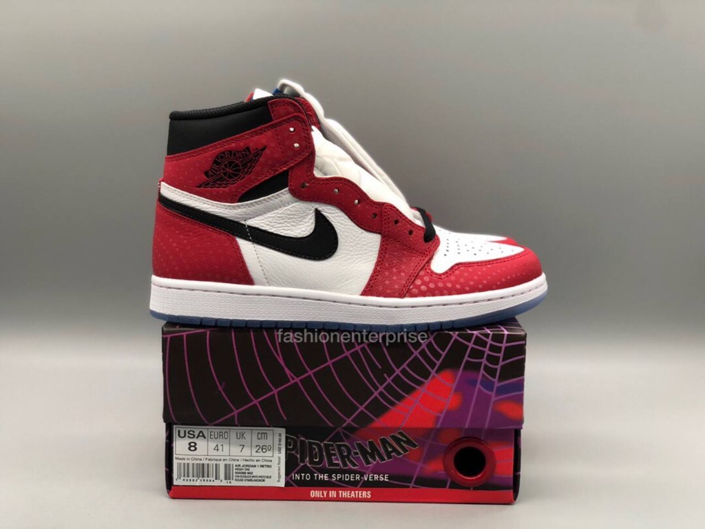 Nike Air Jordan 1 High Spider-Man Origin Story (Special Box)