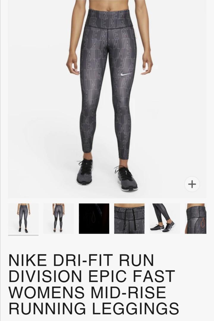 Nike Dri-FIT Epic Fast Women s Mid-Rise Running Leggings 