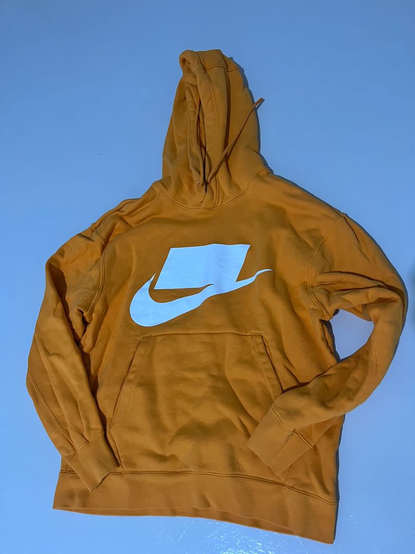 nike hoodie neon orange