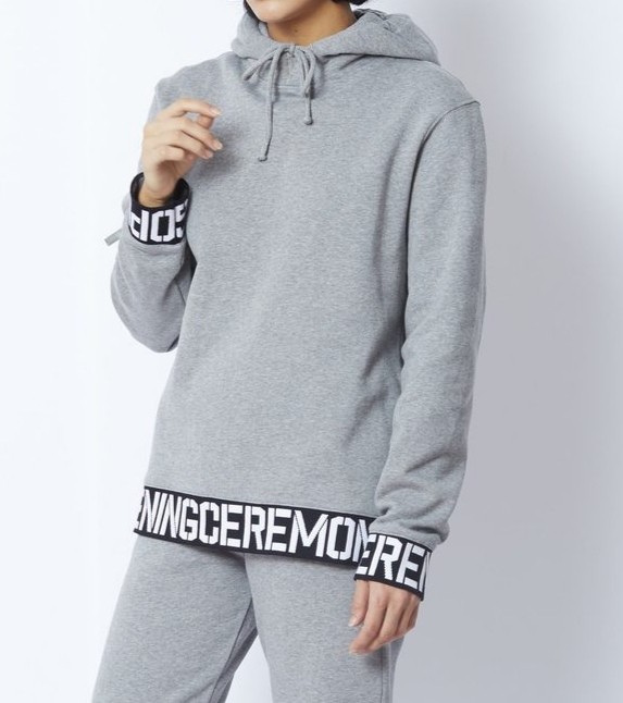 Opening ceremony elastic logo hoodie hotsell