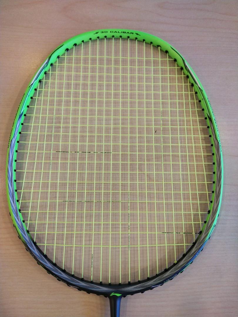 Lining Racket 300 Original Li-Ning Mid-Range Racket - 3D CALIBAR 300C, Sports Equipment ...