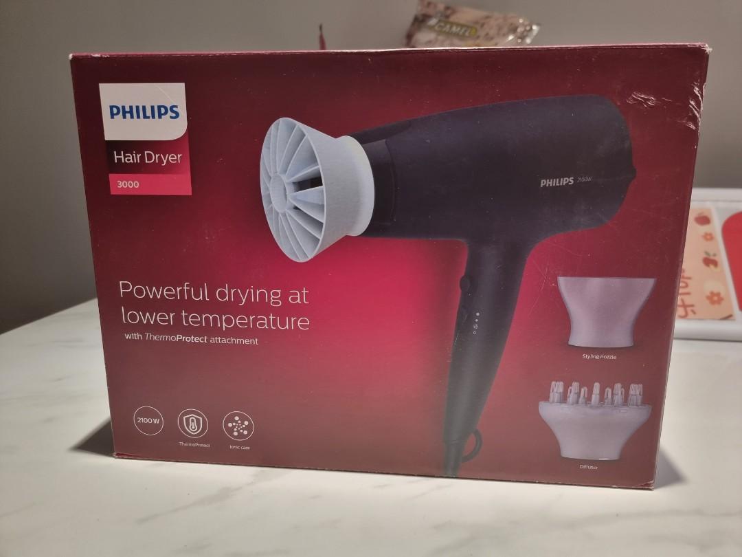 Philips Hair Dryer 3000 BHD360, Beauty & Personal Care, Hair on Carousell