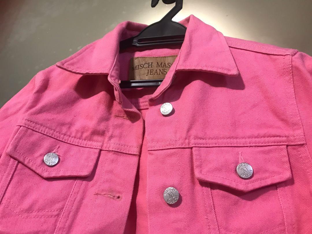 Ralph lauren pink denim jacket store