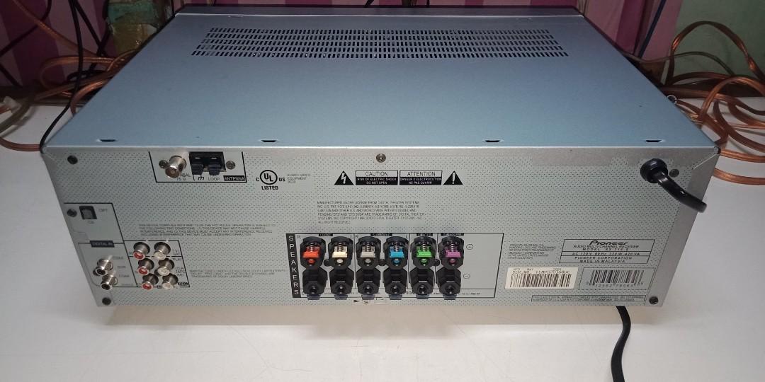 Pioneer SX316S 5 Channel Stereo Receiver, Audio, Soundbars, Speakers