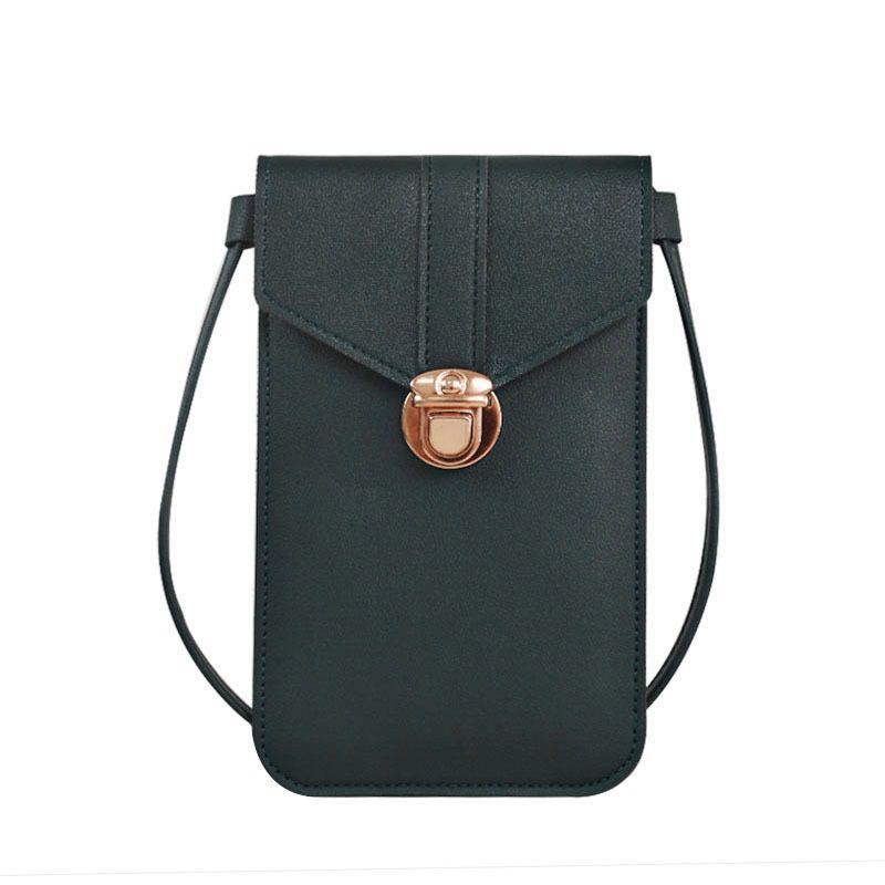 Touchable pu leather phone bag deals