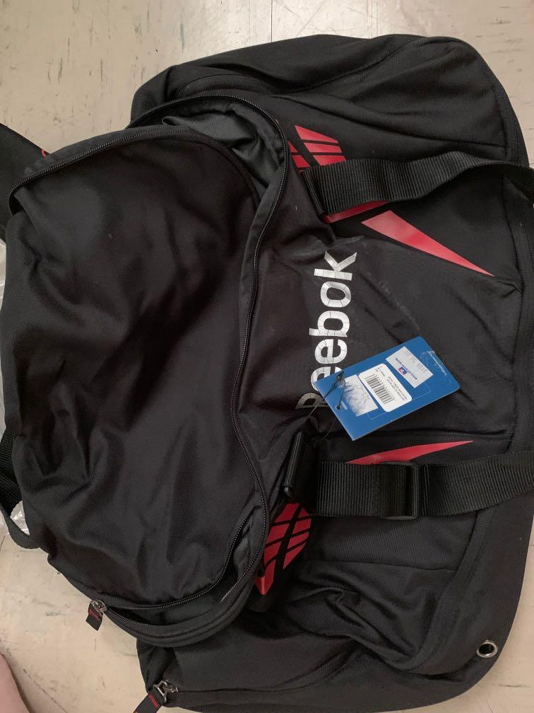 Reebok ultimate hotsell rolling bag black