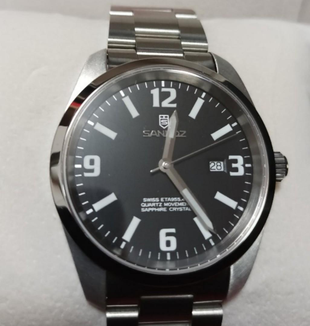 Rolex Tudor款Sandoz山度士Quartz, 名牌, 手錶- Carousell