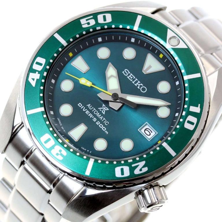 Seiko Prospex Green Hulk Sumo JDM Automatic Watch SZSC004, Men's ...