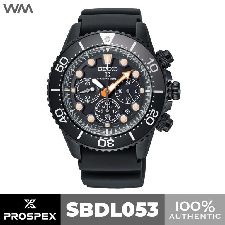 Seiko Prospex JDM Limited Edition Black Series Chronograph Solar Watch  SBDL053, Men's Fashion, Watches & Accessories, Watches on Carousell