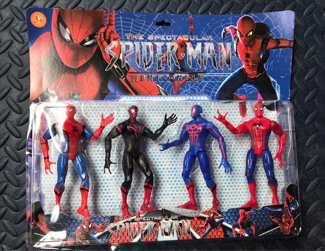 Spiderman Action Figures Set, Hobbies & Toys, Toys & Games on Carousell