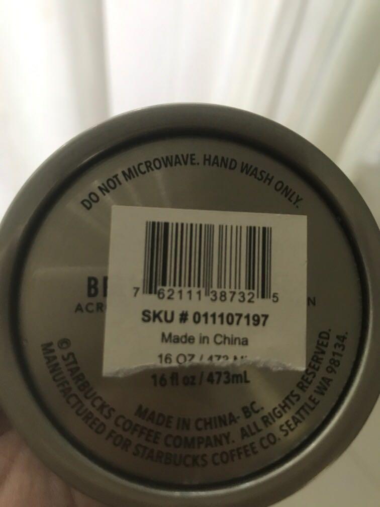 Starbucks Tumbler Virginia USA Limited, Kitchen & Appliances di Carousell