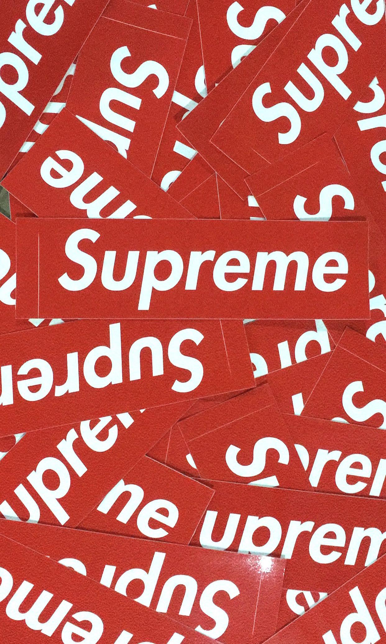 Supreme Louis Vuitton Box Logo Stickers | Supreme Stickers