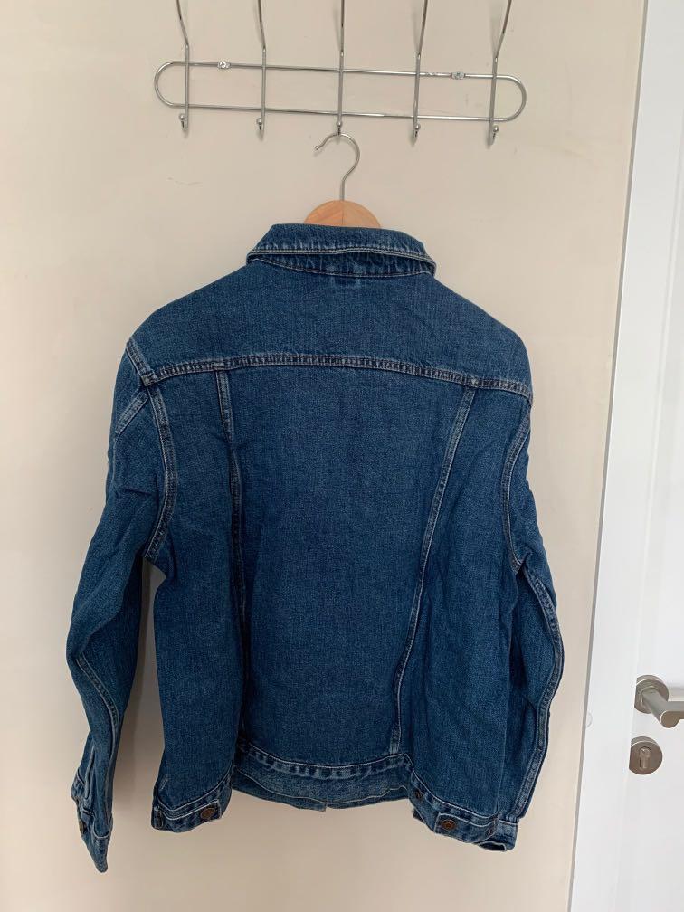Topshop Denim Jacket, Fesyen Wanita 