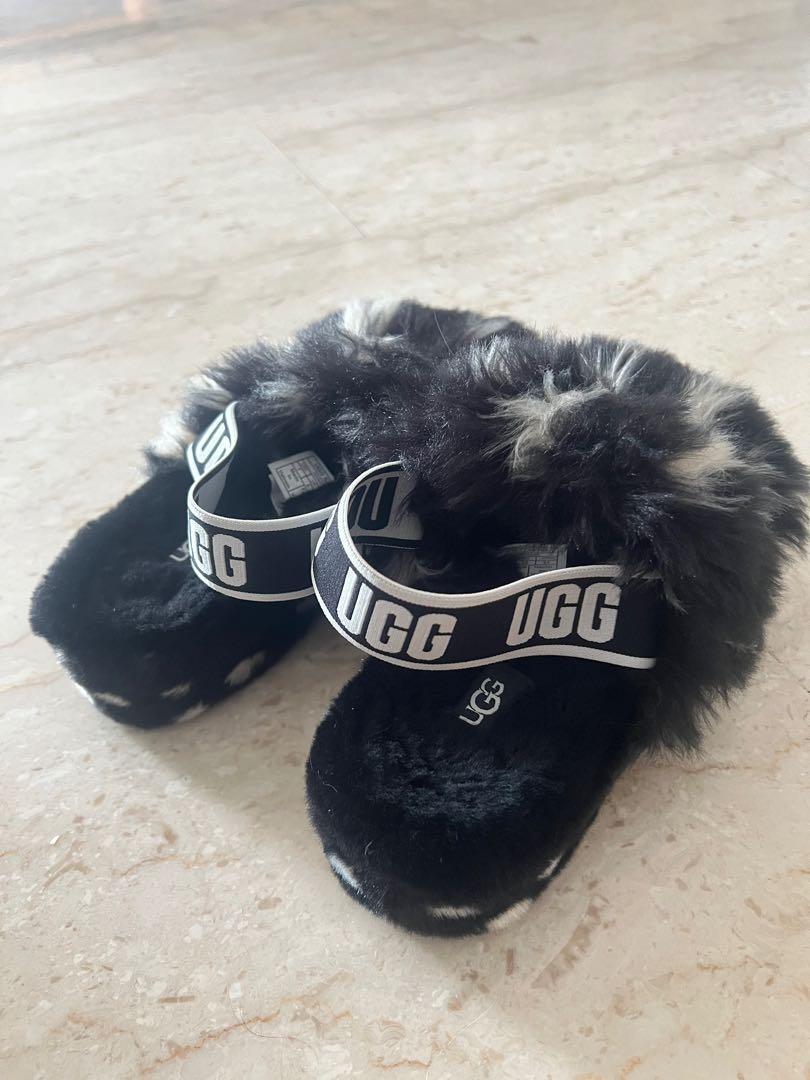 Fur shop sandals ugg