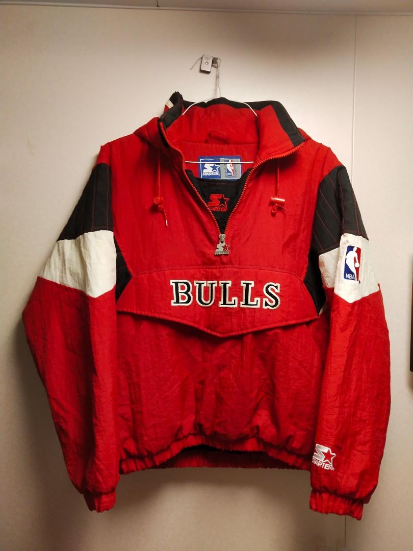 Vintage Chicago Bulls Anorak Jacket by Starter Men s Fashion