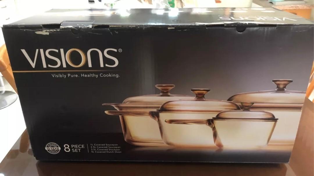 VISION COOKWARE SET 8pc Set (Category: Cookware & Accessories) located in Manila. Submitted by JBAL.GEN.MDSE (Listing ID 1142858326, Image 3). Description: 8pc Vision cookware set 1 liter sauce pan + glass lid 2.5 liter sauce pan + glass lid 3.5 liter dutch oven + glass lid 5 liter dutch oven + glass lid ✅₱13,800 ONLY 6pc Vision Cookware Set 1.5 liter Covered Cookpot 2.5 liter Covered Cookpot 3.5 Liter Covered Cookpot ✅₱10,200.00 ONLY 5pcs Vision