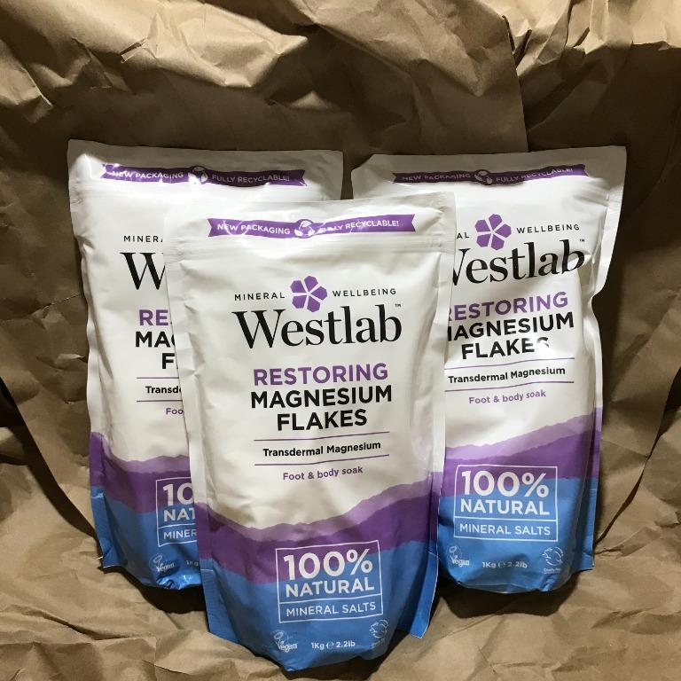 Westlab Bath Salt Series Dead Sea , Epsom, Himalayan, Magnesium 1kg