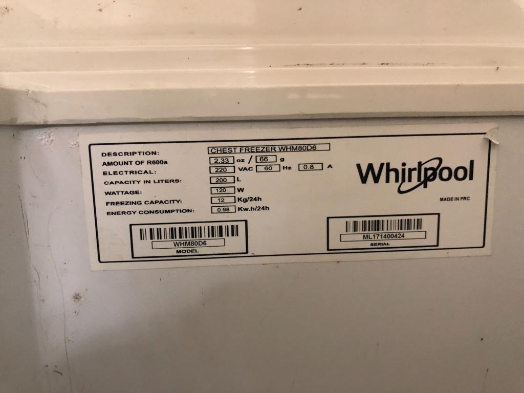 Chest freezer watt sale usage