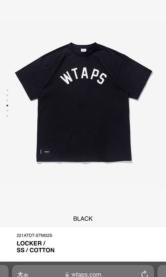 WTAPS LOCKER TEE, 男裝, 上身及套裝, T-shirt、恤衫、有領衫- Carousell