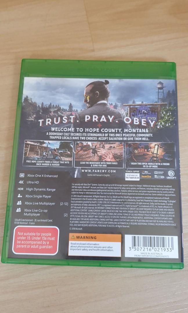 Far cry 5 pre owned deals