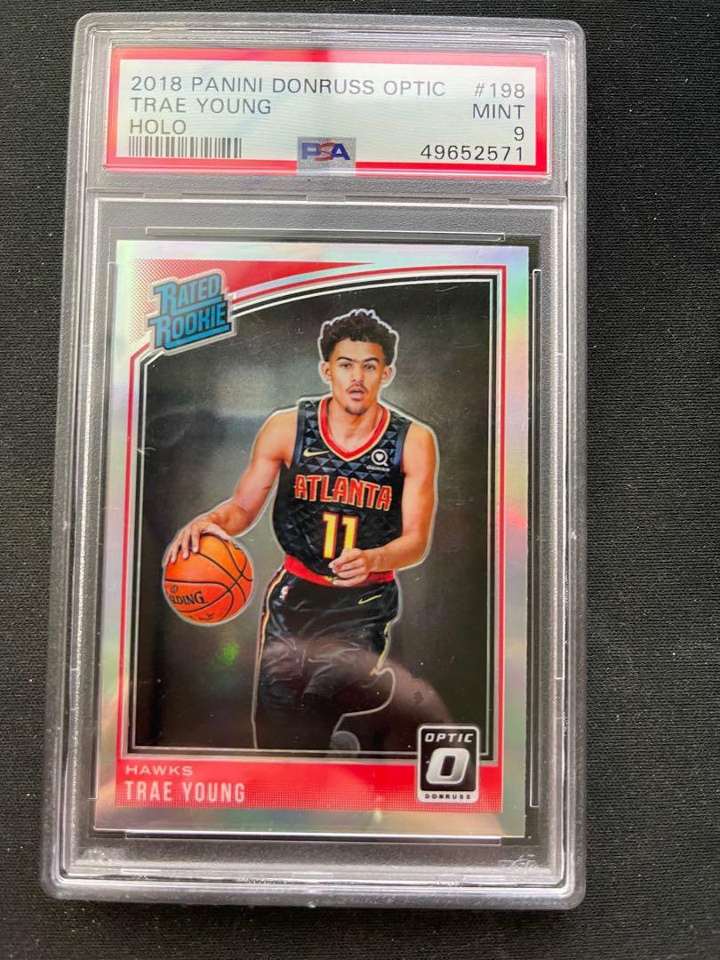 2018-19 Donruss Optic Trae Young RC Holo Rated Rookie Slab PSA 9, Hobbies &  Toys, Memorabilia & Collectibles, Vintage Collectibles on Carousell