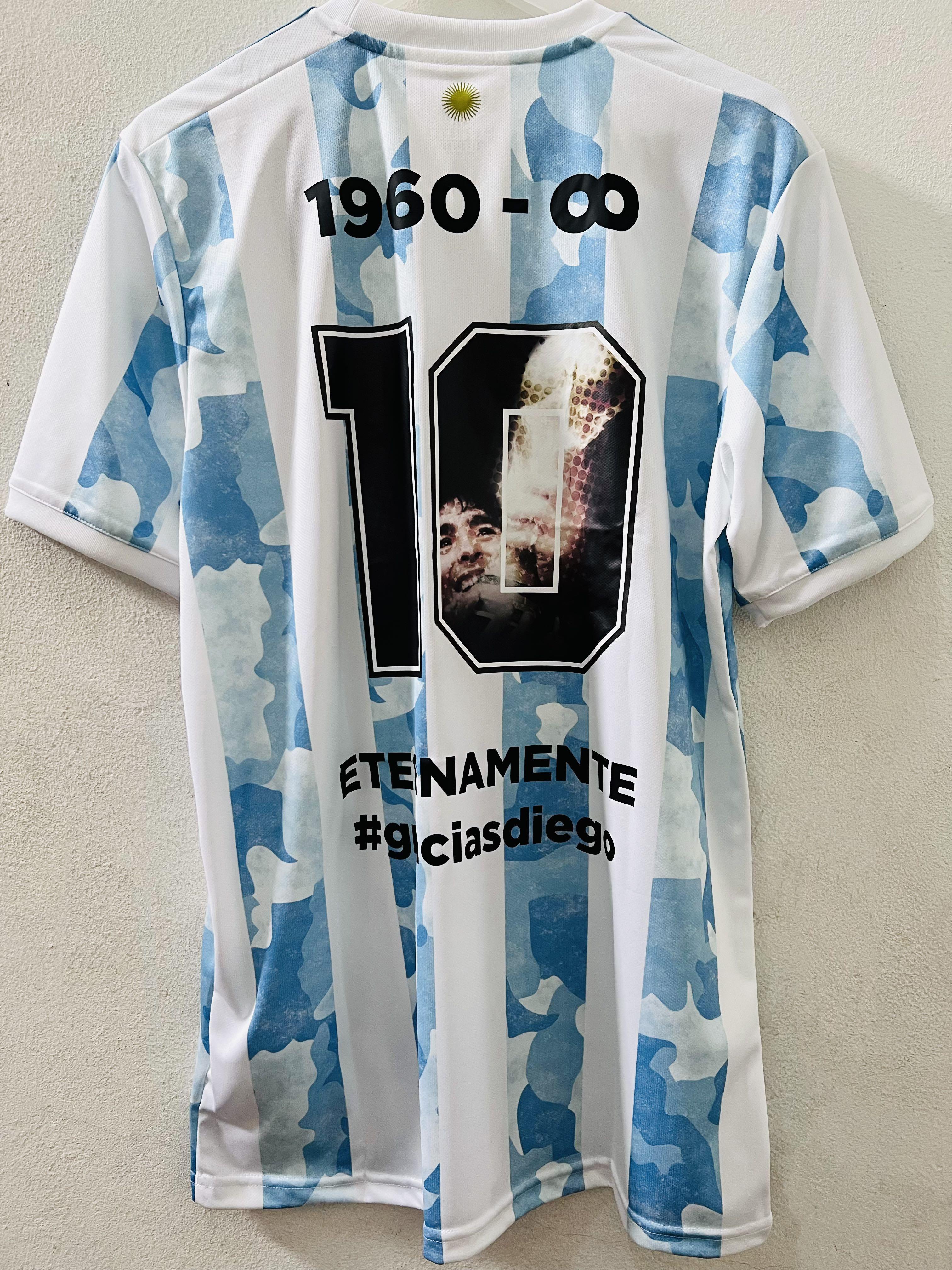 2021-22 Argentina Maradona Special edition jersey Maradona 10 - $19.00 :  Mrdeerkits.com
