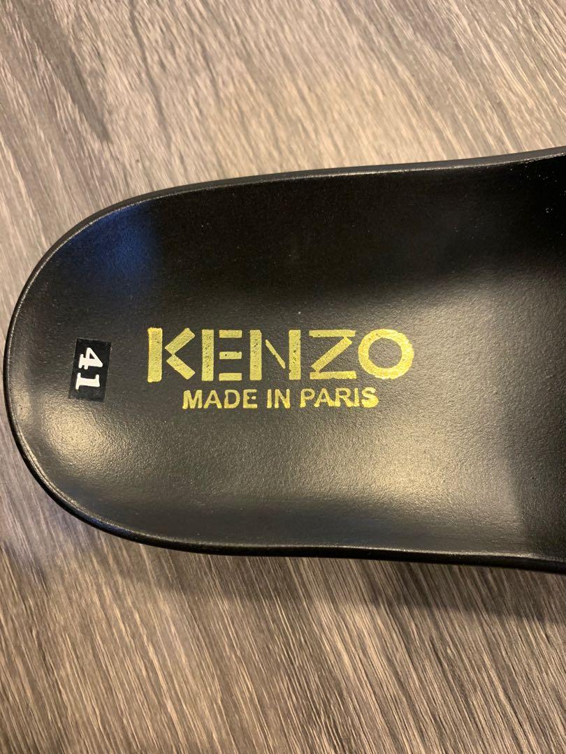3D Kenzo Slippers, Luxury, Sneakers & Footwear on Carousell