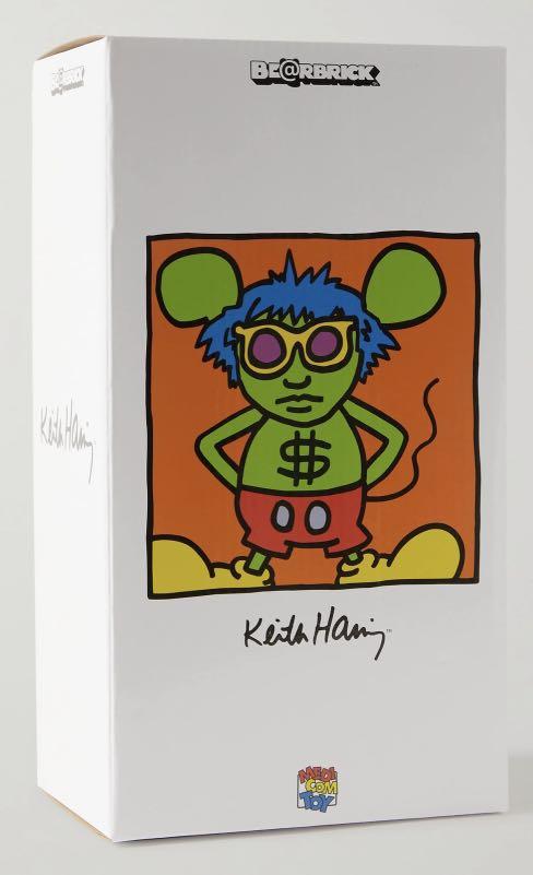 400% Be@rbrick Keith Haring Andy Mouse medicom toy bearbrick not