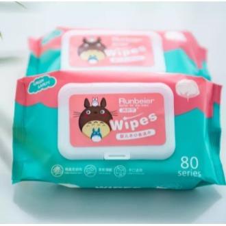 50 packs DIRECT BULK ORDER Runbeier Baby Wet Wipes 80pcs. per