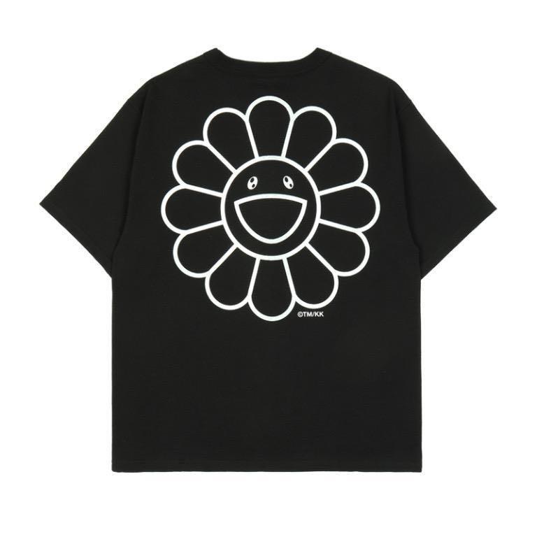 村上隆鄰家的甚蛾狼x Champion x Takashi Murakami kaikai kiki House T-shirt Black  (White) Medium Size M 黑白色