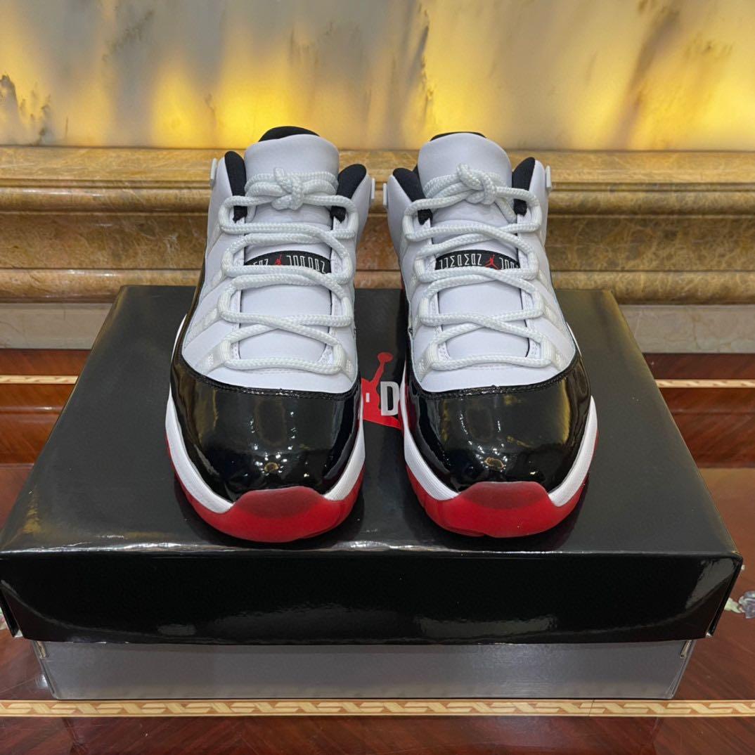 Jordan 11 low concord red and black 2025